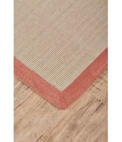 Feizy Berle 0734F PERSIMMON Area Rug 5 ft. X 8 ft. Rectangle