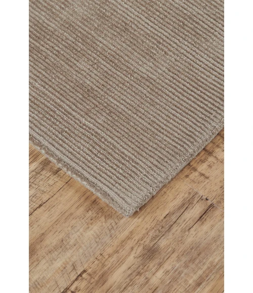 Feizy BATISSE 8717F IN MUSHROOM 3' 6" x 5' 6" Area Rug