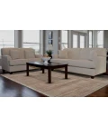 Feizy BATISSE 8717F IN MUSHROOM 3' 6" x 5' 6" Area Rug