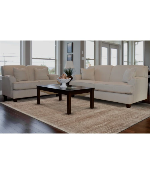 Feizy BATISSE 8717F IN MUSHROOM 3' 6" x 5' 6" Area Rug