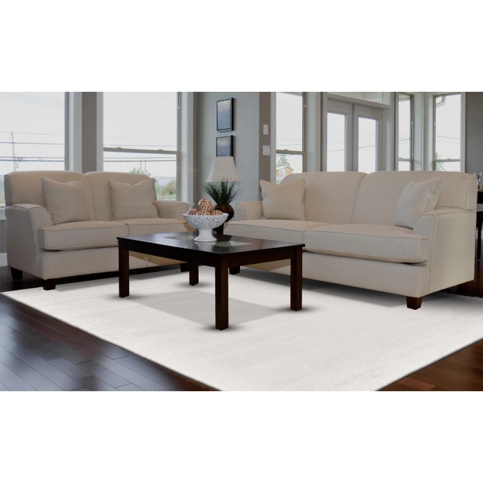 Feizy BATISSE 8717F IN WHITE 5' x 8' Area Rug