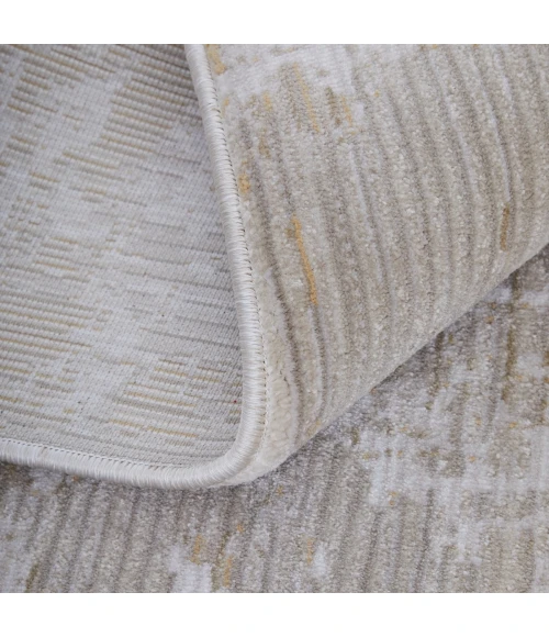 Feizy Sonora Gray/Ivory/Brown SNR39PLF 9 ft. 0 in. X 12 ft. 8 in. Rect. Rug