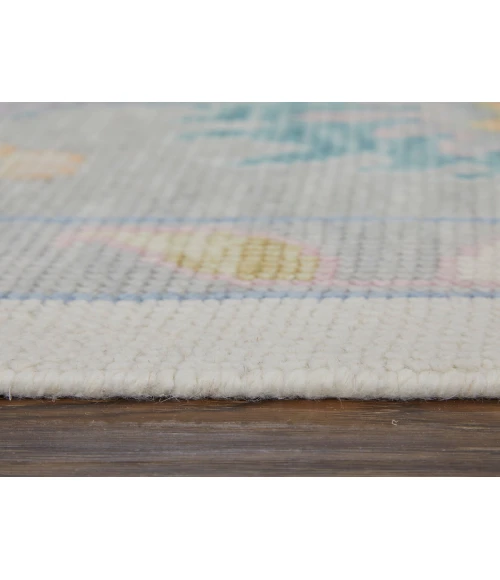 Feizy Karina IVORY/GRAY 90969G9F 5 ft. 6 in. X 8 ft. 6 in. Rectangle Rug