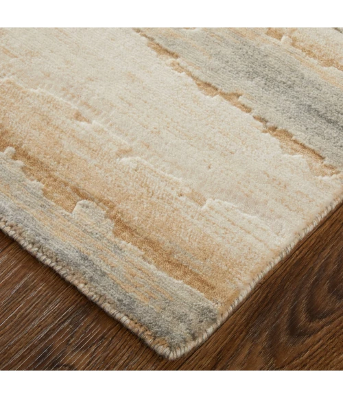 Feizy Jaxson Tan/Brown/Gray JXN39PXF 4ft. x 6ft. Accent Rug Rug