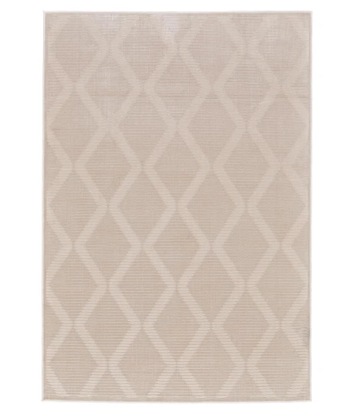 Feizy PRASAD 3678F IN CREAM 1' 8" X 2' 10" Sample Area Rug