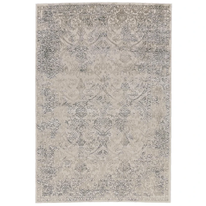 Feizy PRASAD 3682F IN LIGHT GRAY 2' 10" X 7' 10" Runner Area Rug