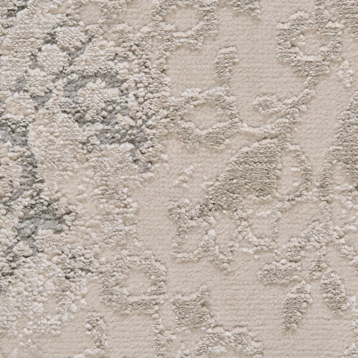 Feizy PRASAD 3682F IN LIGHT GRAY 2' 10" X 7' 10" Runner Area Rug