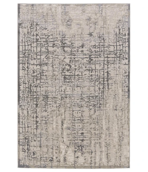 Feizy PRASAD 3683F IN GRAY 2' 10" X 7' 10" Runner Area Rug