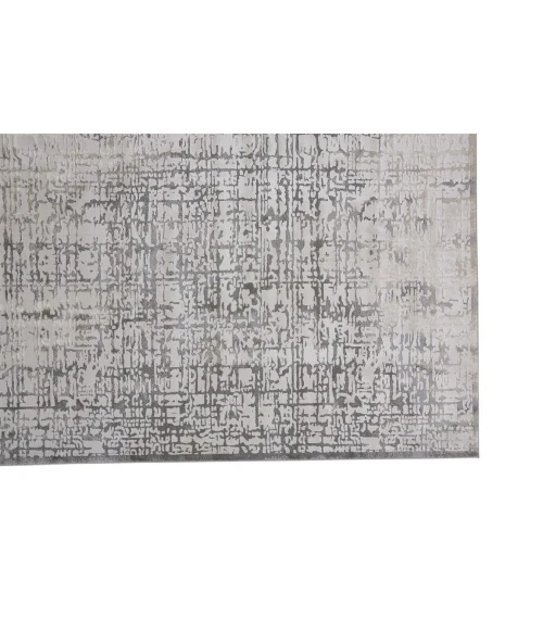 Feizy PRASAD 3683F IN GRAY 2' 10" X 7' 10" Runner Area Rug