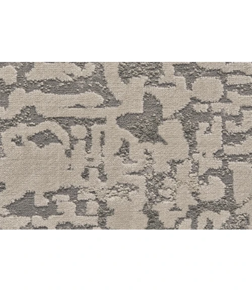 Feizy PRASAD 3683F IN GRAY 2' 10" X 7' 10" Runner Area Rug