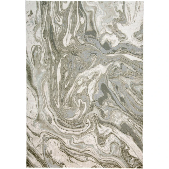 Feizy PRASAD 3894F IN LIGHT GRAY 2' 10" X 7' 10" Runner Area Rug