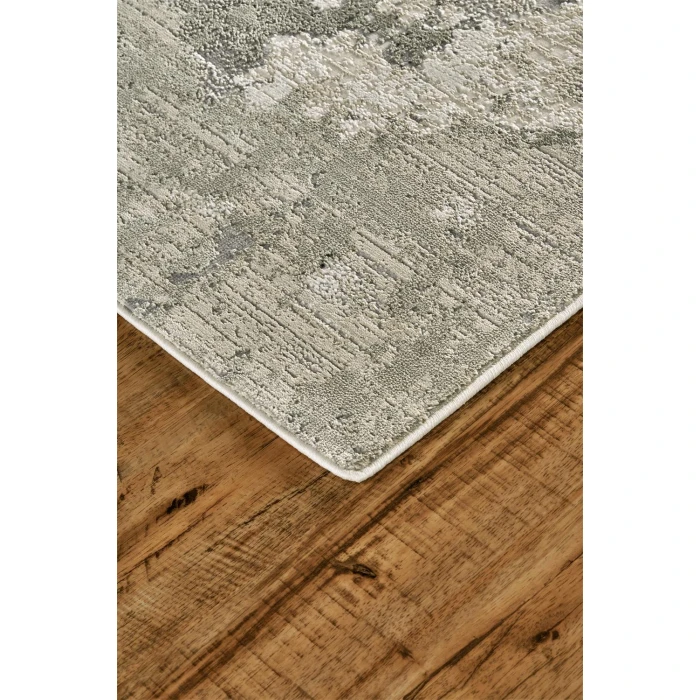 Feizy PRASAD 3970F IN GRAY 5' x 8' Area Rug