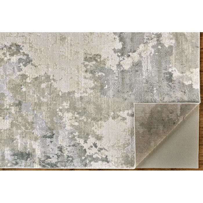 Feizy PRASAD 3970F IN GRAY 5' x 8' Area Rug
