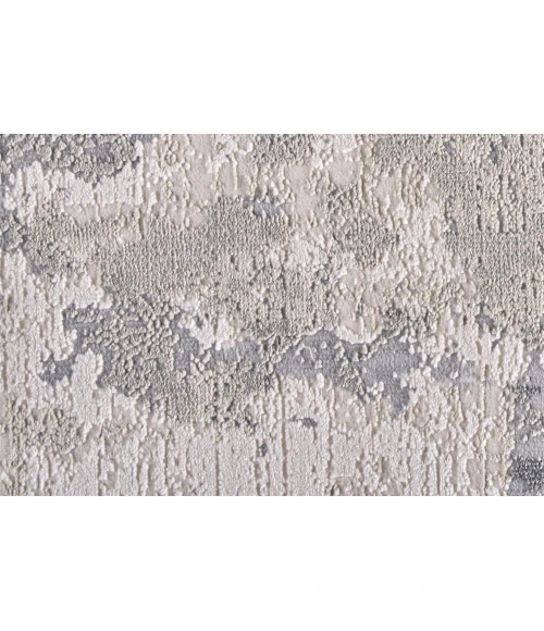 Feizy PRASAD 3970F IN GRAY 2' 10" X 7' 10" Runner Area Rug
