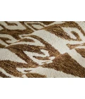 Feizy Wallace Brown/White WAL8A43F 5 ft. X 8 ft. Rect. Rug