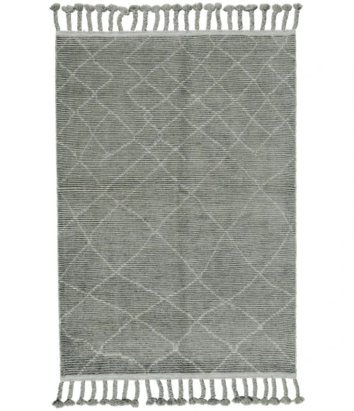 Feizy TWAIN 6777F IN ASH 5' 6" x 8' 6" Area Rug