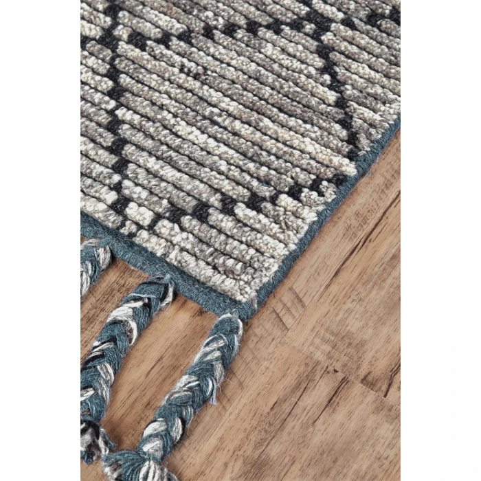 Feizy TWAIN 6778F IN STORM 4' x 6' Area Rug
