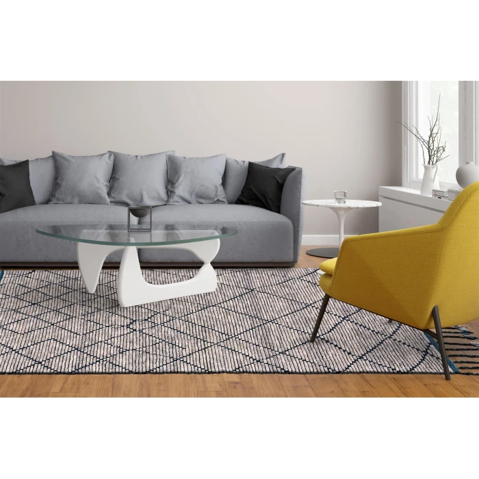 Feizy TWAIN 6778F IN STORM 4' x 6' Area Rug