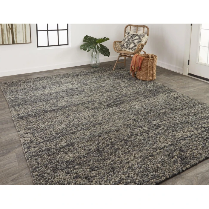 Feizy BERKELEY 0821F IN GRAY/MULTI 5' x 8' Area Rug