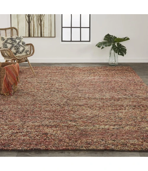 Feizy BERKELEY 0821F IN RED/MULTI 5' x 8' Area Rug