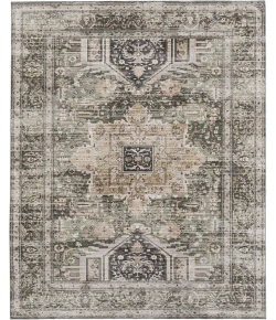 Feizy Augustine Green/Black/Tan AUG39TVF 9ft. x 12ft. Rect. Rug