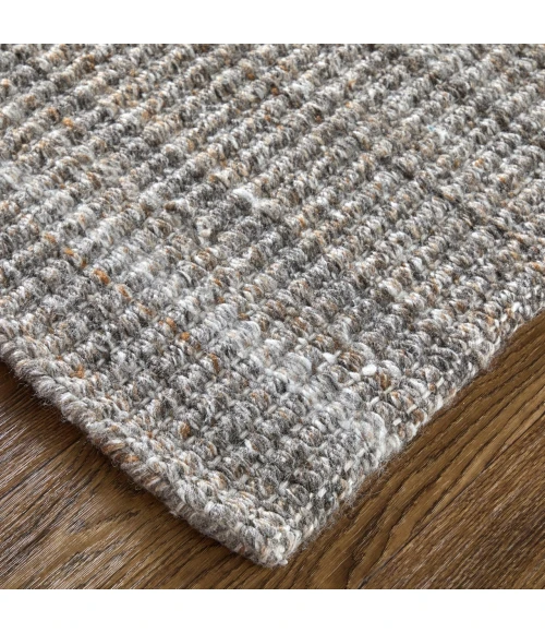 Feizy Limerick Gray/Brown T37T8022 8ft. x 10ft. Rect. Rug