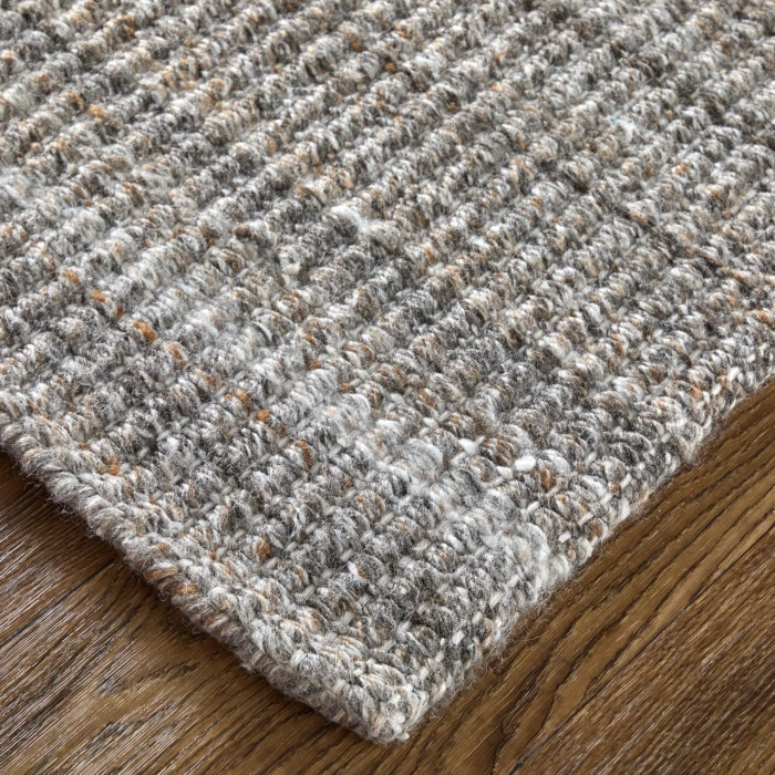 Feizy Limerick Gray/Brown T37T8022 8ft. x 10ft. Rect. Rug