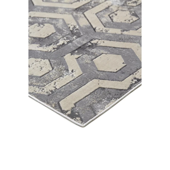 Feizy MICAH 3046F IN BEIGE/GRAY 10' X 13' 2" Area Rug