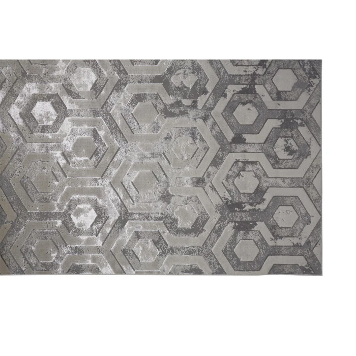 Feizy MICAH 3046F IN BEIGE/GRAY 10' X 13' 2" Area Rug