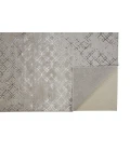 Feizy MICAH 3047F IN BEIGE/SILVER 1' 8" X 2' 10" Sample Area Rug