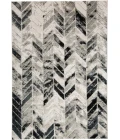 Feizy MICAH 3048F IN GRAY/SILVER 5' x 8' Area Rug