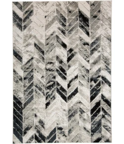 Feizy Micah 3048F GRAY/SILVER Area Rug 6 ft. 7 X 9 ft. 6 Rectangle