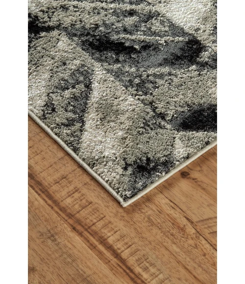 Feizy MICAH 3048F IN GRAY/SILVER 5' x 8' Area Rug