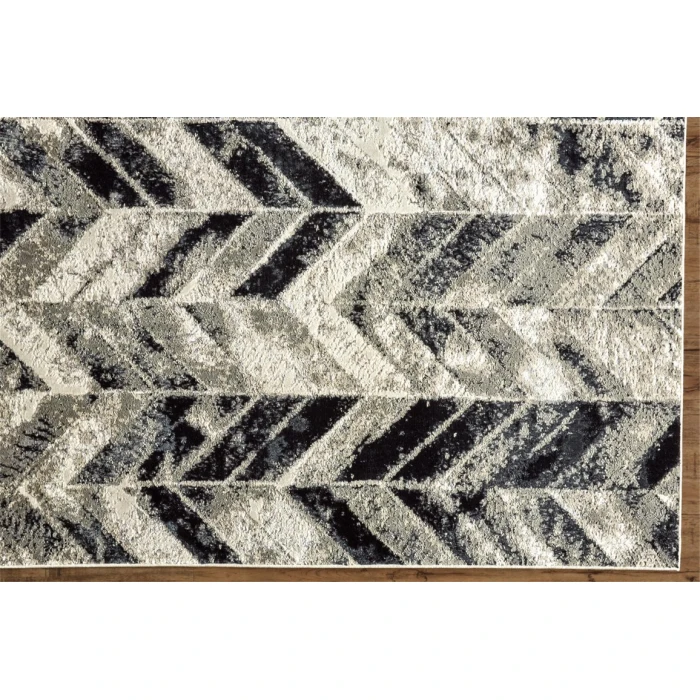 Feizy MICAH 3048F IN GRAY/SILVER 10' X 13' 2" Area Rug