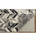 Feizy MICAH 3048F IN GRAY/SILVER 5' x 8' Area Rug