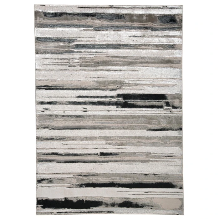 Feizy MICAH 3049F IN SILVER 1' 8" X 2' 10" Sample Area Rug