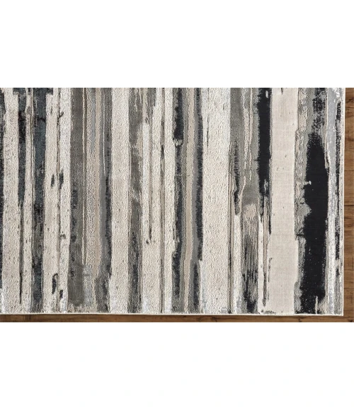 Feizy MICAH 3049F IN SILVER 6' 7" X 9' 6" Area Rug