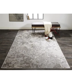 Feizy Micah 3336F SILVER/GRAY Area Rug 6 ft. 7 X 9 ft. 6 Rectangle