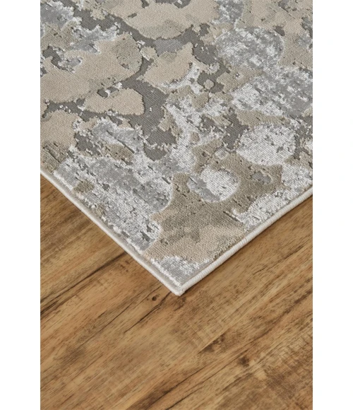 Feizy MICAH 3336F IN SILVER/GRAY 6' 7" X 9' 6" Area Rug