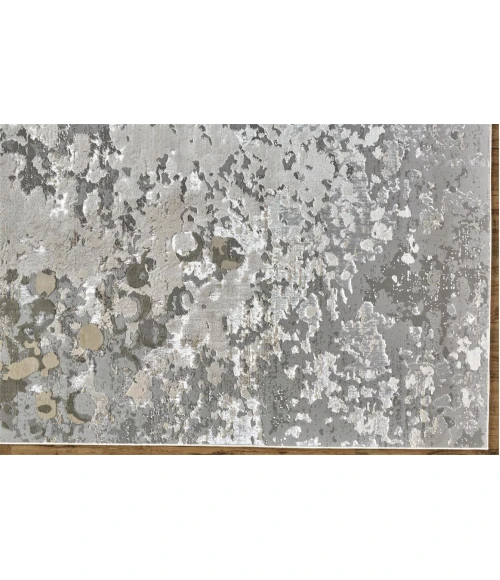 Feizy MICAH 3336F IN SILVER/GRAY 6' 7" X 9' 6" Area Rug