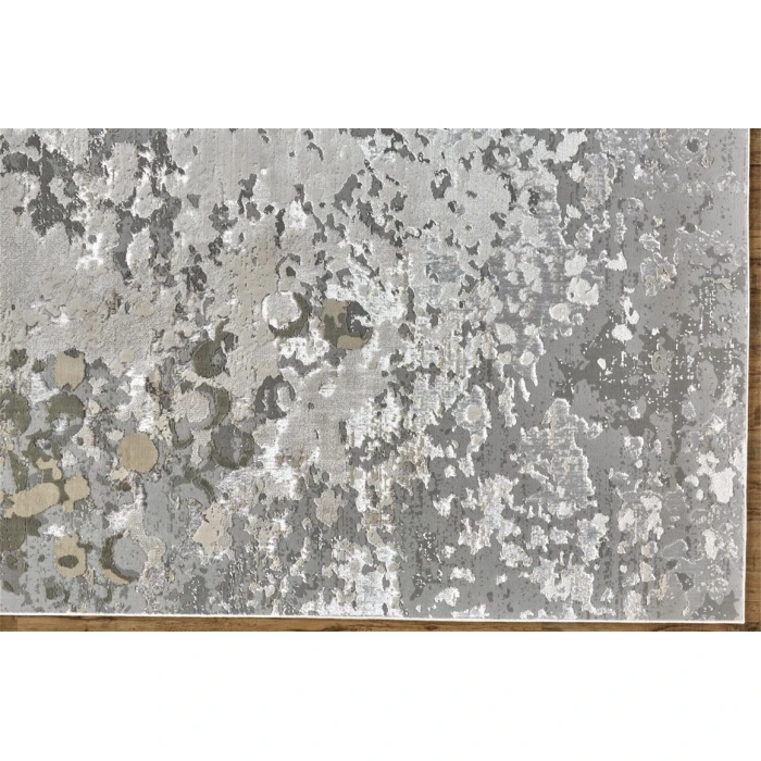 Feizy MICAH 3336F IN SILVER/GRAY 10' X 13' 2" Area Rug