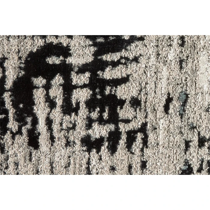 Feizy MICAH 3339F IN BLACK 1' 8" X 2' 10" Sample Area Rug