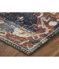 Feizy Melrose GRAY/RUST MEL39P2F 7 ft. 10 in. X 10 ft. 3 in. Rectangle Rug