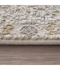 Feizy Cadiz Ivory/Gray/Gold 86639T0F 11ft.6in. x 14ft.6in. Rect. Rug