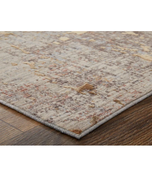 Feizy Pryor BROWN/MULTI PRY39NEF 2 ft. X 3 ft. Rectangle Rug