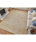 Feizy Eastfield GOLD/IVORY EAS69FRF 5 ft. X 8 ft. Rectangle Rug