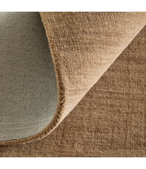 Feizy Luna Tan/Brown 5798049F 8ft. x 8ft. Round Round Rug Rug