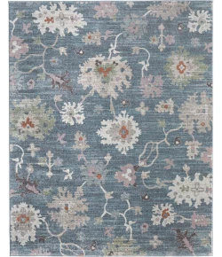 Feizy Dartmouth Blue/Ivory/Pink DRT39QMF 7 ft. 9 in. X 10 ft. Rect. Rug