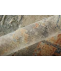 Feizy Jaxson Gray/Orange/Ivory JXN39PWF 2ft. x 3ft. Rect. Rug