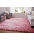 Feizy Indochine PINK 4944550F 8 ft. X 8 ft. Round Rug